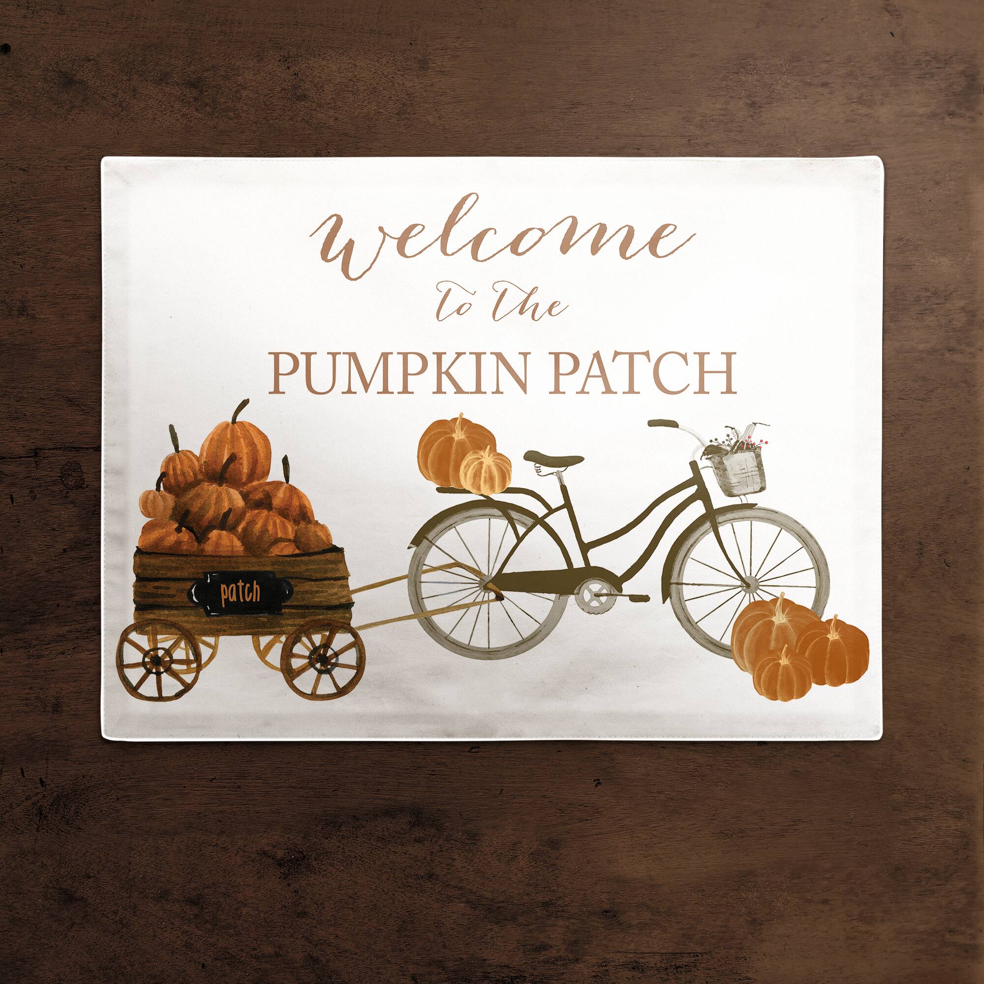 Pumpkin Patch Wagon Placemat